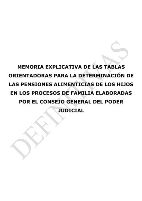 PDF Memoria Explicativa De Las Tablas Orientadoras Para La DOKUMEN TIPS