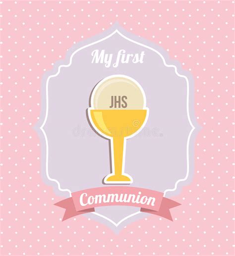 My First Communion Stock Vector Illustration Of Card 49887920