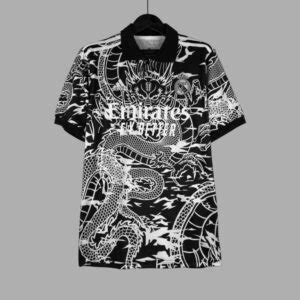 Real Madrid Dragon Jersey Special Edition Black Club Jerseys