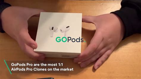 GoPods Pro V4 Unboxing Best Fake Airpods Pro Clones Super Copy 1 1