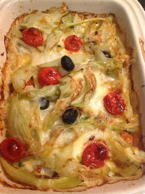 Gratin De Fenouil Au Provolone