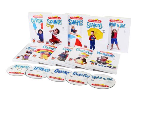 Baby's First Impressions Preschool DVDs Set of 10 - Walmart.com