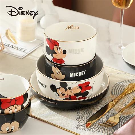 Disney Vajilla De Cocina De Mickey Mouse Para Ni Os Cuenco De Cer Mica