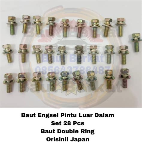 Jual SET Baut Engsel Pintu Luar Dalam Hardtop 1F 2F Land Cruiser FJ BJ