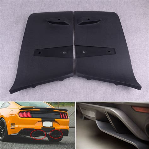 Fit For Ford Mustang Gt R 15 19 Style Rear Bumper Diffuser Valance Aero