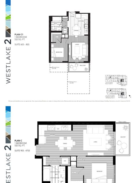 Westlake Condos Phase2 FloorPlans | PDF | Architectural Elements ...