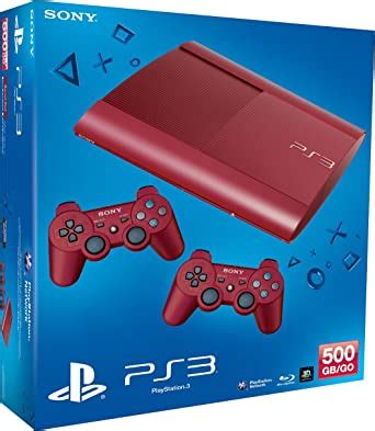 Playstation Konsole Super Slim Gb Rot Inkl Dualshock