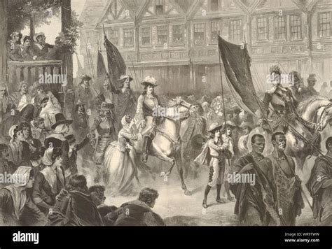 The Glorious Revolution of 1688: William III. Entering Exeter. Devon ...