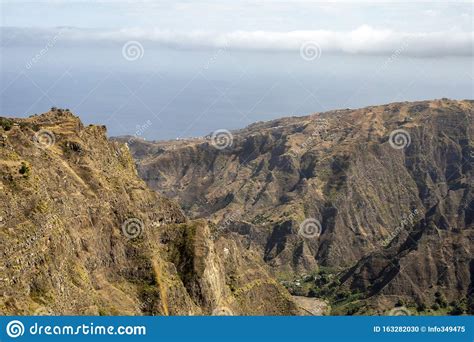 Beautiful Views Of The Mountains Of The Island Of Santo Antao Cape