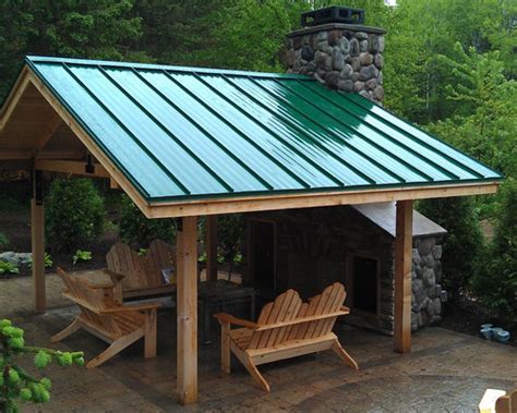 Green Metal Roof | Houzz