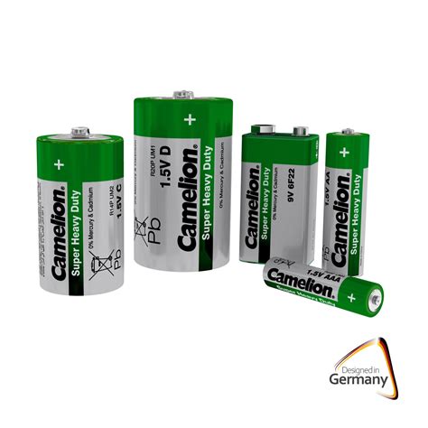 10 X 6F22 Super Heavy Duty Batterie 9V Block Camelion EBay