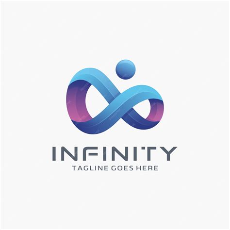 Premium Vector Modern 3d Infinity Logo Design With Dot