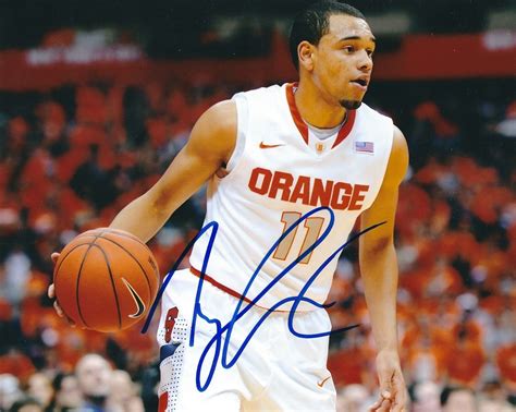 Autographed Tyler Ennis Syracuse Orangemen X Photo Ebay