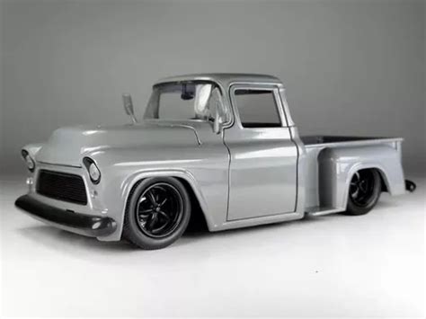 Chevrolet Stepside Jada Just Trucks Color Gris Meses Sin