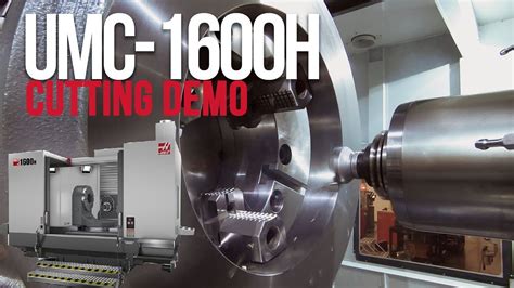 Haas Axis Umc H Cutting Demo Haas Automation Youtube