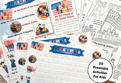 20 Preamble Activities For Kids Teaching Expertise