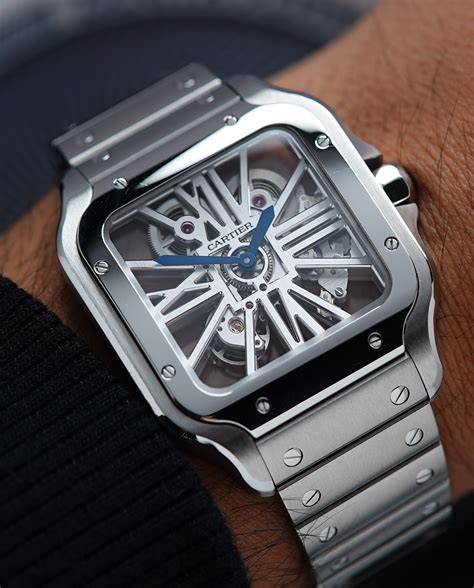 Cartier Santos De Cartier Skeleton - Ticking Way