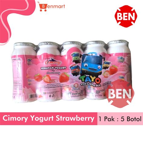 Jual Cimory Yogurt Drink Strawberry 1 Pak 5 Botol 65ml 65 Ml Stroberi