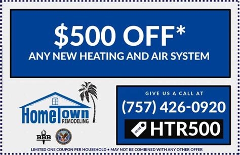 Hvac-coupon | HomeTown Remodeling