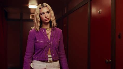 Chanel Purple Cardigan Worn By Dua Lipa In Break My Heart (2020)