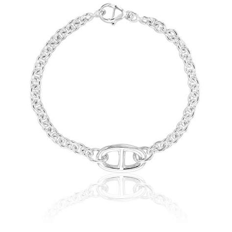 Bracelet maille Forçat Marine 4 mm Argent massif Ocarat