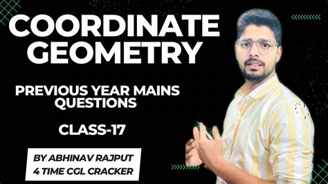 Coordinate Geometry For Ssc Cgl Mains Maths By Abhinav Rajput Ssc