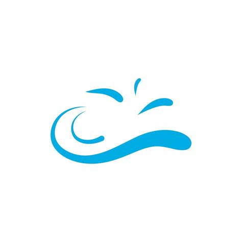 Water wave Logo 13043769 Vector Art at Vecteezy