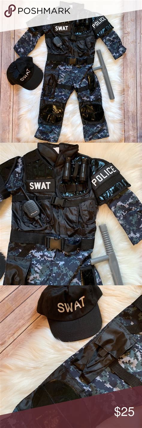 Child Police Swat Halloween Costume Swat Halloween Costume Clothes