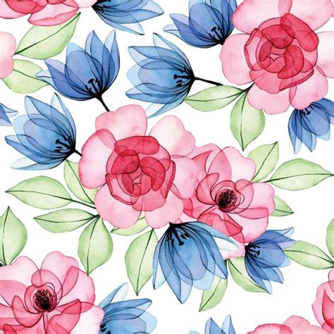 Premium Photo Magnolia Flower Seamless Pattern