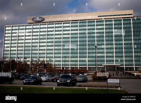 Ford Motor Company World Headquarters in Dearborn Michigan Stock Photo ...