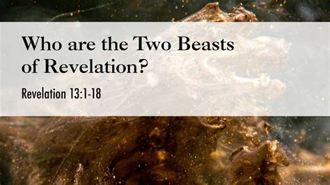 Sermon: Who are the Two Beasts of Revelation? — Grace Baptist Church