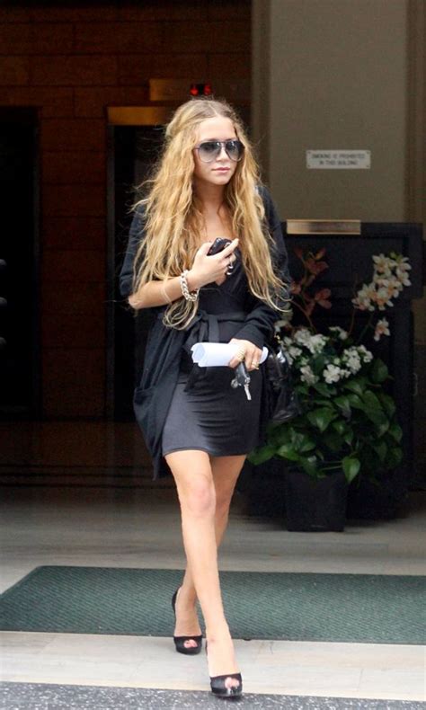 Mary Kate Long Wavy Hair A Little Black Dress Mary Kate Olsen