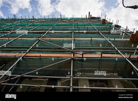 Construction Scaffolding Side Building Hi Res Stock Photography And