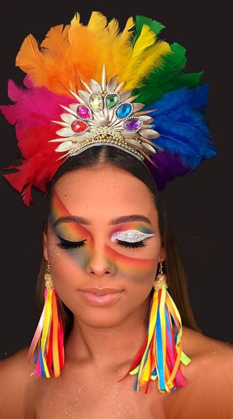 Maquiagem Para O Carnaval Carnival Makeup Carnaval Costume Carnival