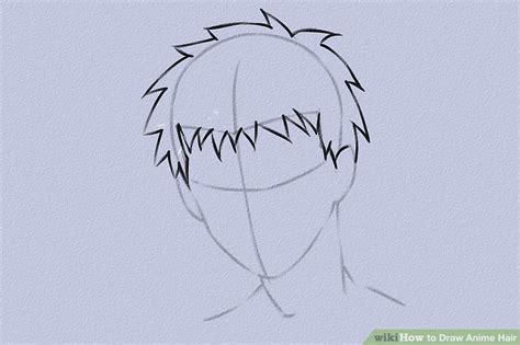 Spiky Hair Drawing at GetDrawings | Free download