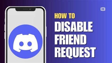 How To Disable Friend Request On Discord 2024 Stop People From