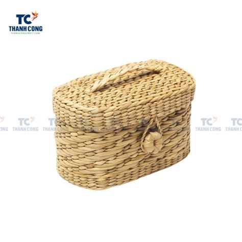 Water Hyacinth Box With Lid Tcsb