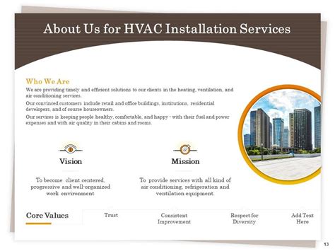 Hvac Installation Proposal Powerpoint Presentation Slides