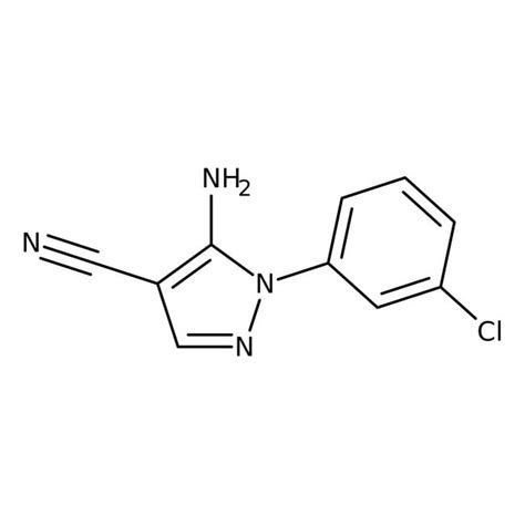 5 Amino 1 3 Chlorophenyl 1H Pyrazole 4 Carbonitrile 97 Thermo