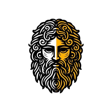 Premium Vector Zeus Head Logo Template