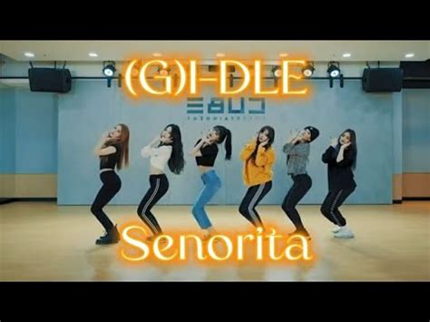 G I Dle Senorita Slow Mirrored Dance Tutorial Youtube