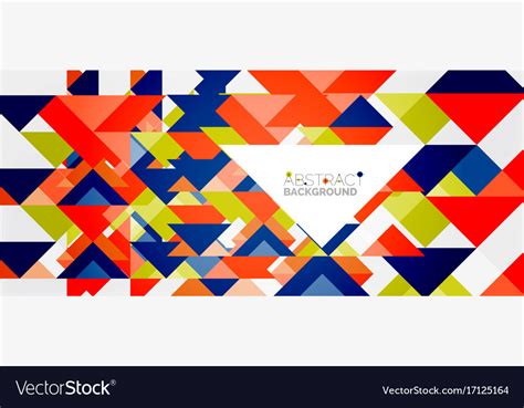 Triangle pattern design background Royalty Free Vector Image