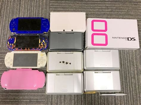 【傷や汚れあり】【通電動作未確認】nintendo Ntr 001 ニンテンドー Ds Spr 001 3ds Ll 本体 Sony Psp