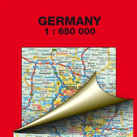 Germany. Road map by AGT Geocentre