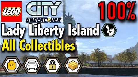 LEGO City Undercover Lady Liberty Island 100 Guide All Collectibles