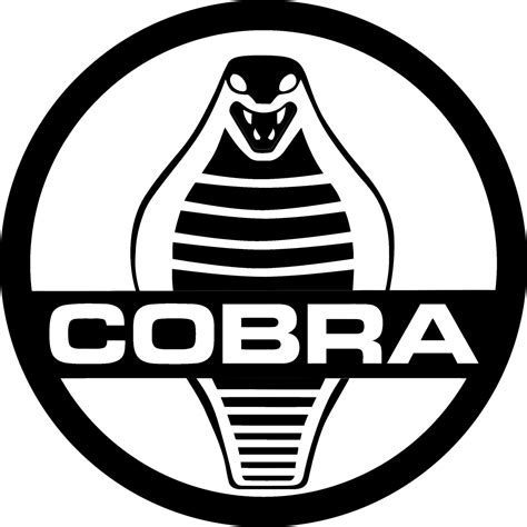 Shelby Cobra Logo Black and White – Brands Logos