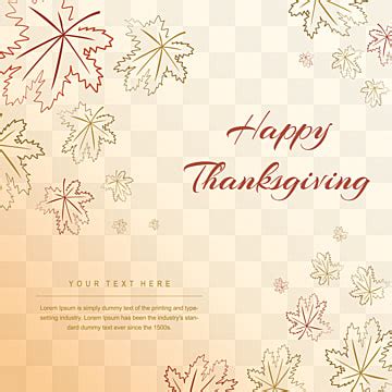 Thanksgiving Leaves Background PNG Transparent Images Free Download | Vector Files | Pngtree