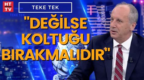 Kılıçdaroğlu Aday Olmalı Mı Seçilme şansı Ne Muharrem İnce Yanıtladı Youtube