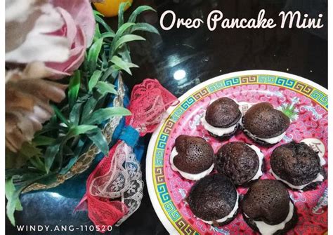 Resep Oreo Pancake Mini Cuma 4 Bahan Simple Oleh Windy Ang Cookpad