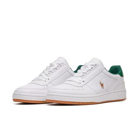 Sapatilhas Polo Ralph Lauren Polo Court Pp Branco De Homem